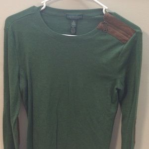Ralph Lauren green shirt